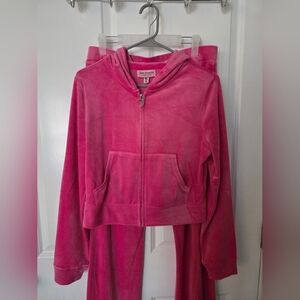 Juicy Couture Pink Velour Tracksuit